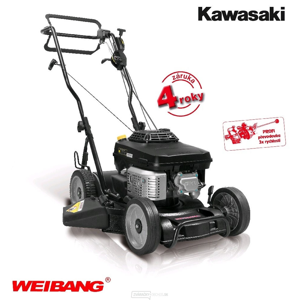 Benzínová kosačka s pojazdom Weibang WB 476 SK AL V-kawasaki