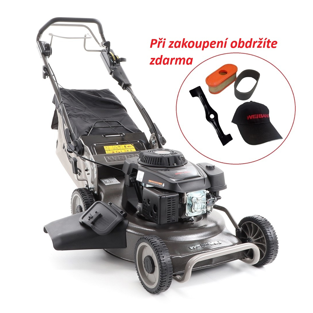 Benzínová kosačka na trávu s pojazdom Weibang WB 537 SCV BBCPRO
