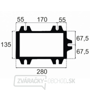 KS-200P - Krížový strojný zverák náhled