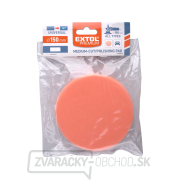 Kotúč leštící pěnový, T40, oranžový, ∅150x30mm, suchý zip Náhľad