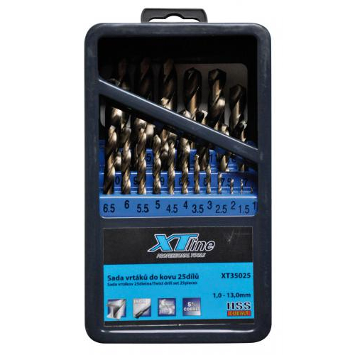 Sada vrtáků 1-13mm cobalt - 25ks Sada vrtáků 1-13mm cobalt - 25ks