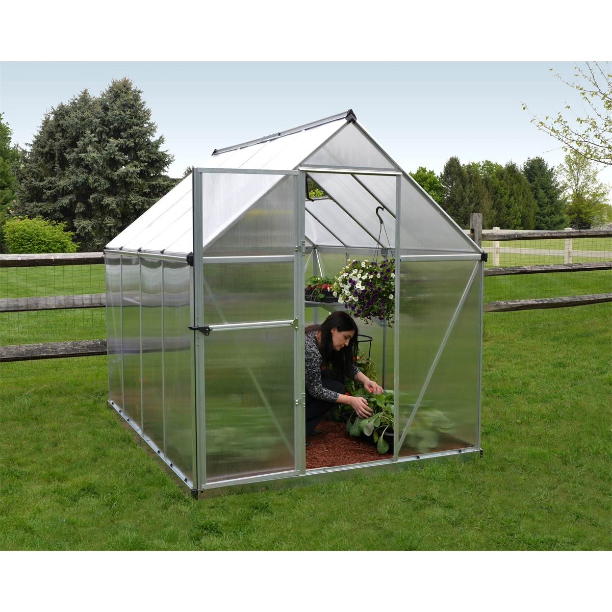 Polykarbonátový skleník Palram multiline 6x8 Náhľad