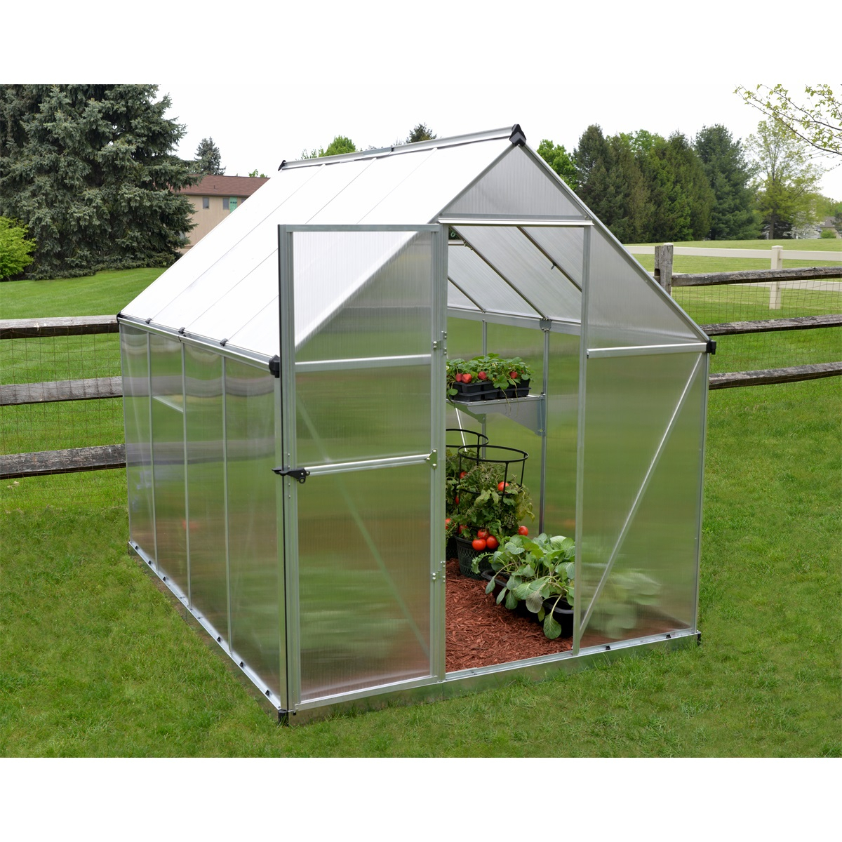 Polykarbonátový skleník Palram multiline 6x8 Náhľad
