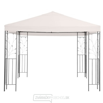 Alexandria - záhradný kovový altán 300 x 300 x 270 cm