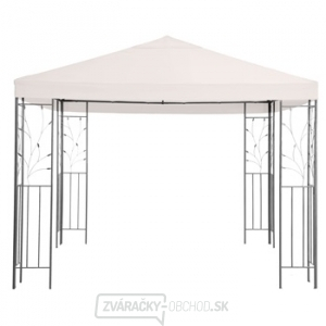 Alexandria - záhradný kovový altán 300 x 300 x 270 cm gallery main image