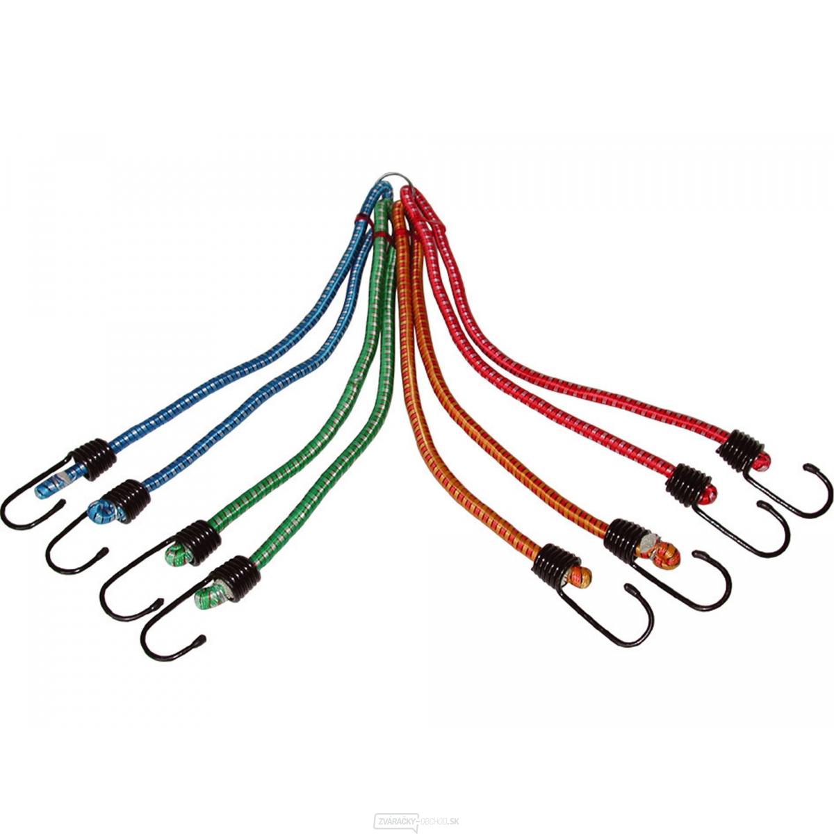 Upínací gumy - pavouk, 80cm x ∅10mm, 8 ramen