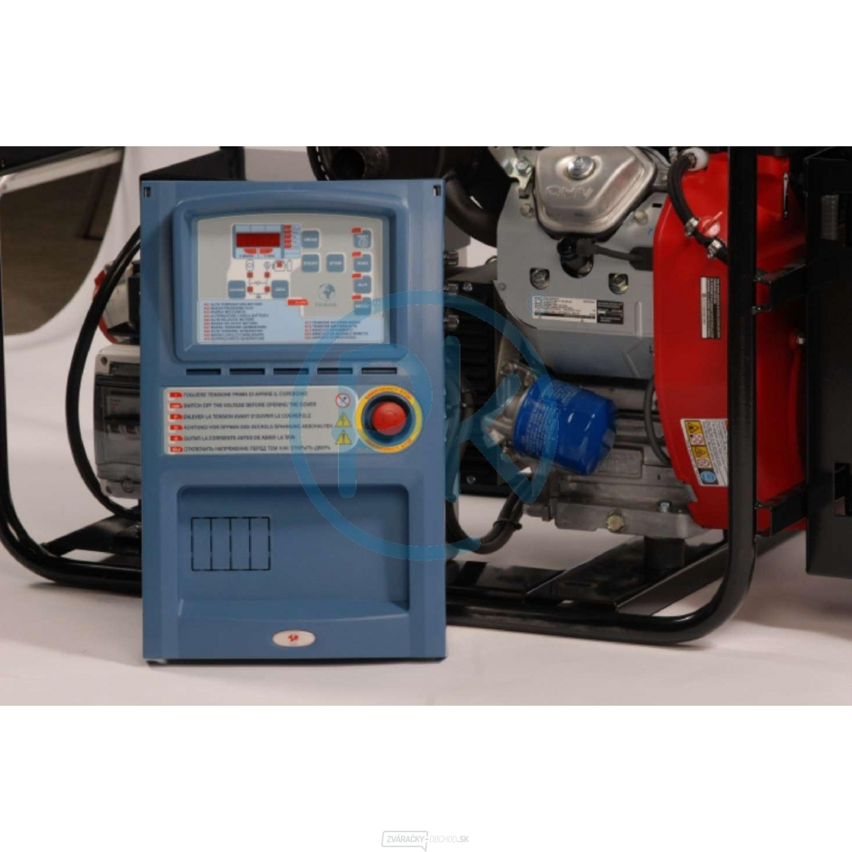 Automatický systém zapnutí/vypnutí při výpadku sítě (bez el. sytiče nebo elektrom. ventilu) do 16kVA/230V nebo 31kVA/400 Automatický systém zapnutí/vypnutí při výpadku sítě (bez el. sytiče nebo elektrom. ventilu) do 16kVA/230V nebo 31kVA/400 gallery main image