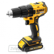 Aku bezuhlíková vŕtačka/skrutkovač 18V, 2x 1,5Ah DeWALT DCD777S2T + kufor Náhľad