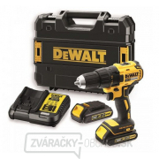 Aku bezuhlíková vŕtačka/skrutkovač 18V, 2x 1,5Ah DeWALT DCD777S2T + kufor gallery main image