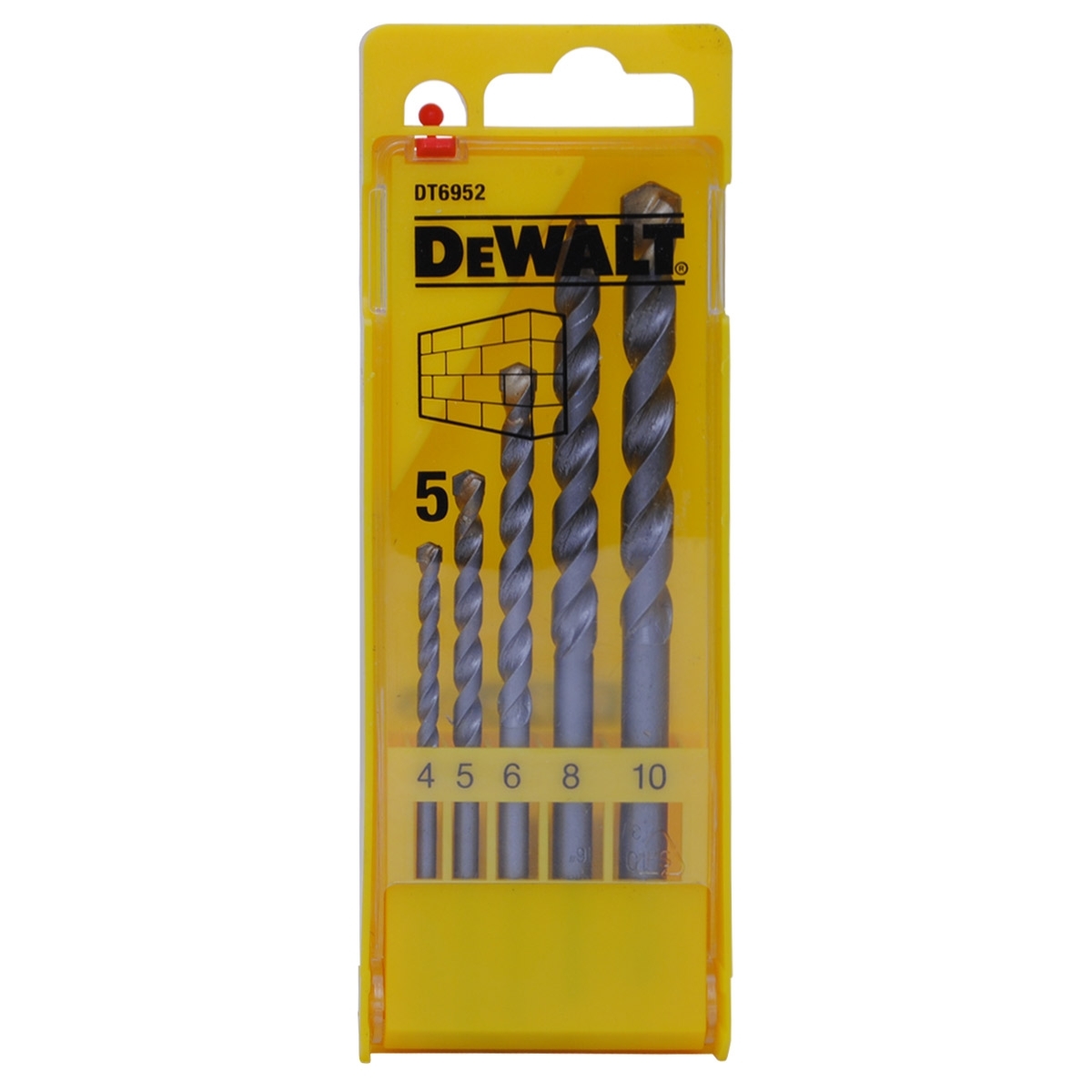 5 dílná sada vrtáků do zdiva DeWALT DT6952 5 dílná sada vrtáků do zdiva DeWALT DT6952