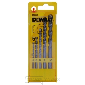 5 dílná sada vrtáků do zdiva DeWALT DT6952