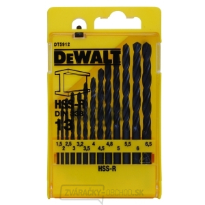 DT5912 Sada vrtáků do kovu HSS-R DeWALT - 13ks DT5912 Sada vrtáků do kovu HSS-R DeWALT - 13ks gallery main image