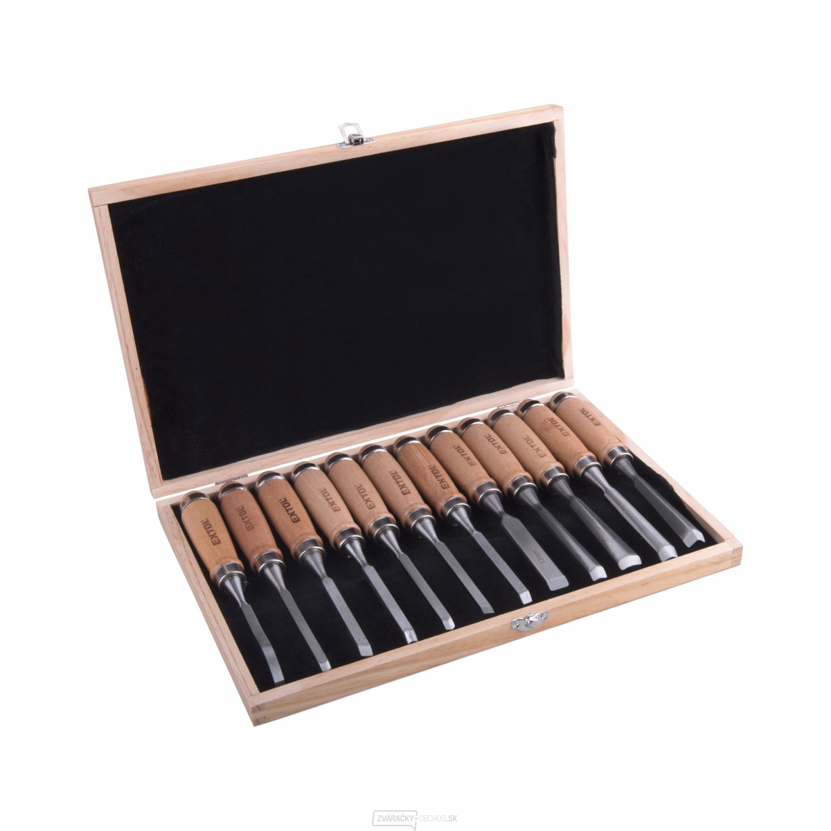 Řezbářská dláta, délka 200mm - 12ks Řezbářská dláta, délka 200mm - 12ks gallery main image