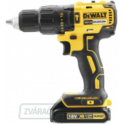 Aku bezuhlíková príklepová vŕtačka/skrutkovač DeWALT DCD778S2T 18V, 2x 1,5Ah + kufor Náhľad