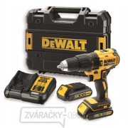 Aku bezuhlíková príklepová vŕtačka/skrutkovač DeWALT DCD778S2T 18V, 2x 1,5Ah + kufor gallery main image