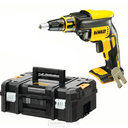 Aku bezuhlíkový skrutkovač na sadrokartón DeWALT DCF620NT 18V, bez aku + kufor