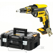 Aku bezuhlíkový skrutkovač na sadrokartón DeWALT DCF620NT 18V, bez aku + kufor Aku bezuhlíkový skrutkovač na sadrokartón DeWALT DCF620NT 18V, bez aku + kufor gallery main image