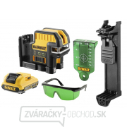 DCE0825D1G Aku křížový a pětibodový laser, 10.8 V, 2,0 Ah, zelený paprsek, 20-50 m, DeWALT + kufor gallery main image