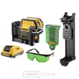 DCE0825D1G Aku křížový a pětibodový laser, 10.8 V, 2,0 Ah, zelený paprsek, 20-50 m, DeWALT + kufor gallery main image