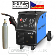 KIT 2200 Standard 4kladka + horák + Plná tlaková fľaša gallery main image