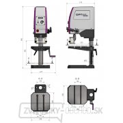 Stolná vŕtačka DX 15 V Náhľad