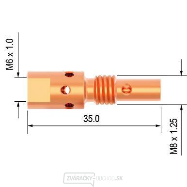 Dištančný rámik M8/M6 35 mm MB25 PARKER (balenie 5 kusov)