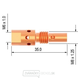 Dištančný rámik M8/M6 35 mm MB25 PARKER (balenie 5 kusov) gallery main image