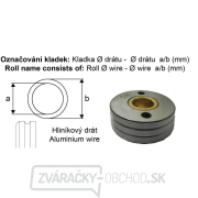 Podávacie kladka 0.8-1.0 10/30 (AL)/1ks gallery main image