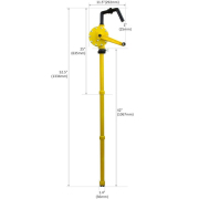 Ruční rotační sudové čerpadlo RP-90P Náhľad