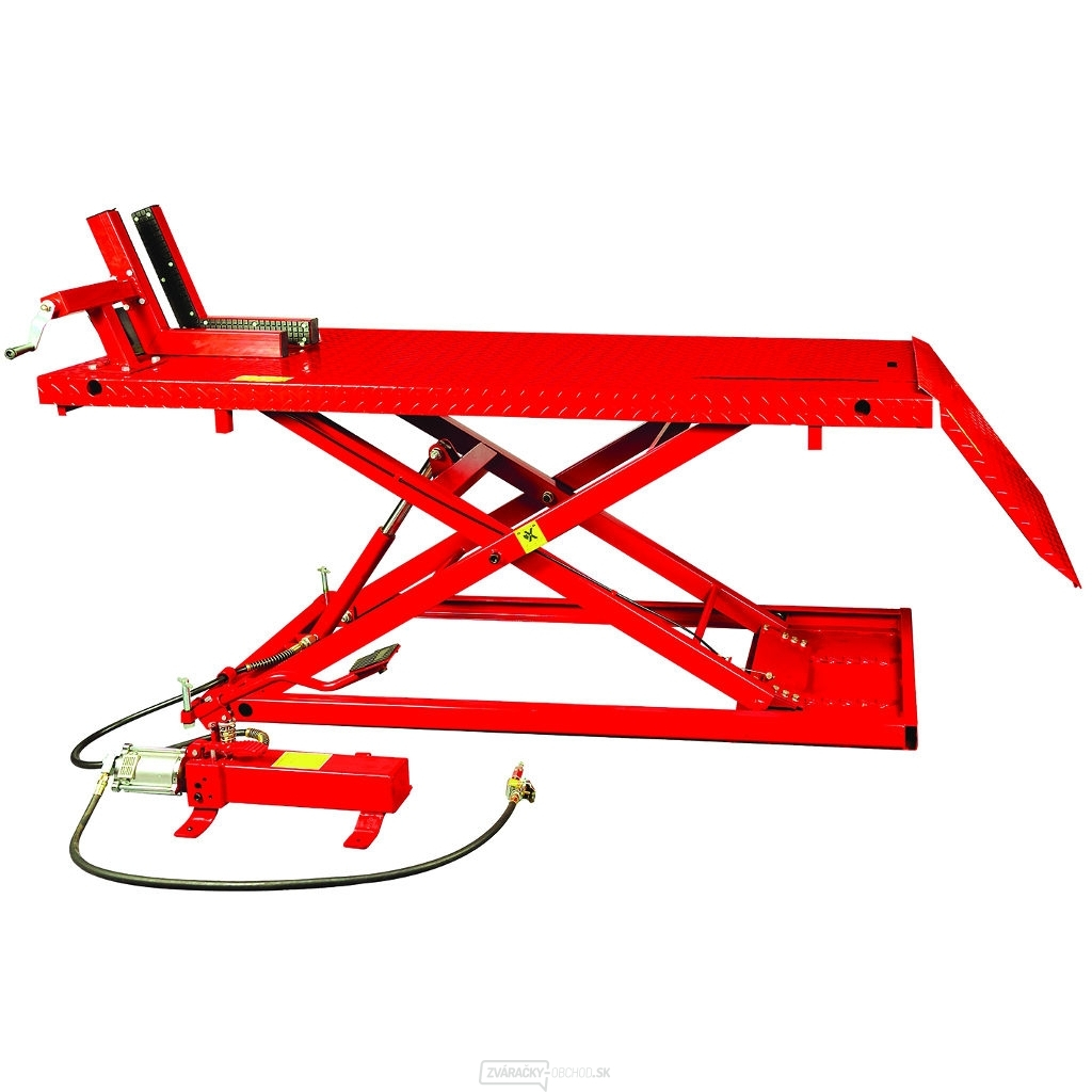 Nožnicový hydraulicko-pneumatický plošinový zdvihák SD1008A