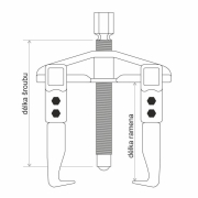 Súprava univerzálnych dvojmiskových sťahovákov SN0220-2 Náhľad