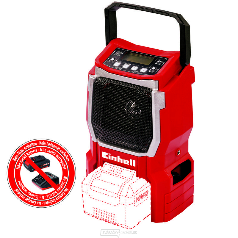 Aku rádia Einhell TE-CR 18 Li (bez batérie) Expert Plus