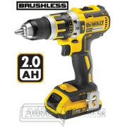 DCD795D2 Aku bezuhlíkové príklepová vŕtačka/skrutkovač 18V, 2x2,0 Ah DeWALT FLEXVOLT + kufor TSTAK Náhľad