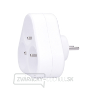 Solight rozbočka, 3x 10A, trojuholník, biela náhled