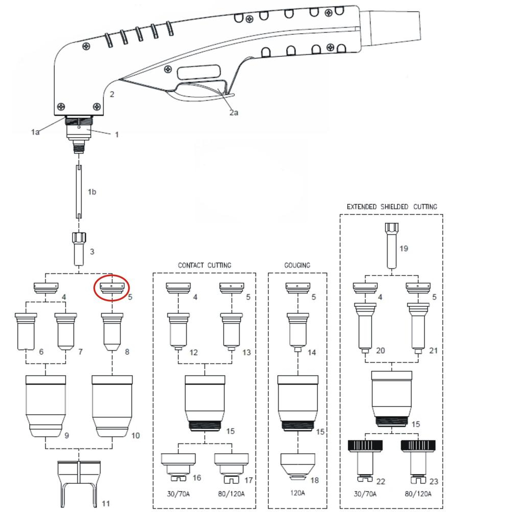 Rozdeľovač vzduchu 80/120A 100(balenie 2)
