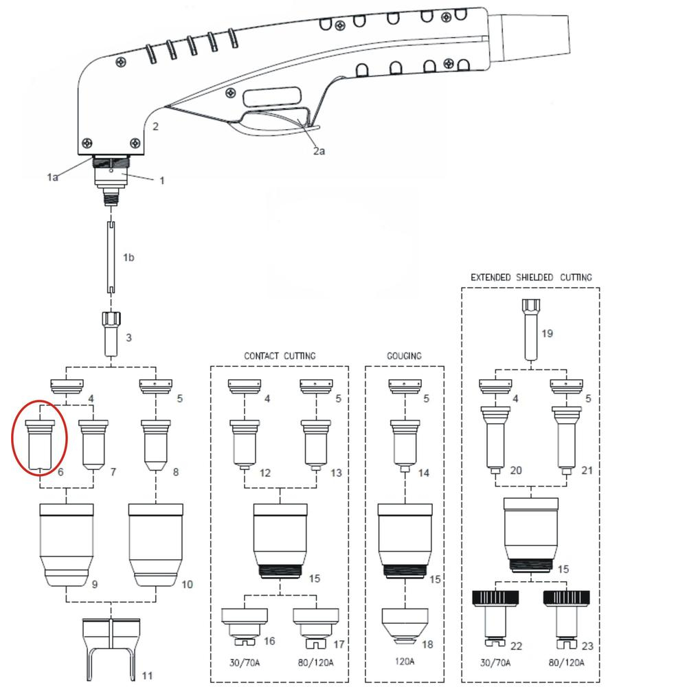 Tryska 0,9 30/40 A 100 (balenie 10 kusov)