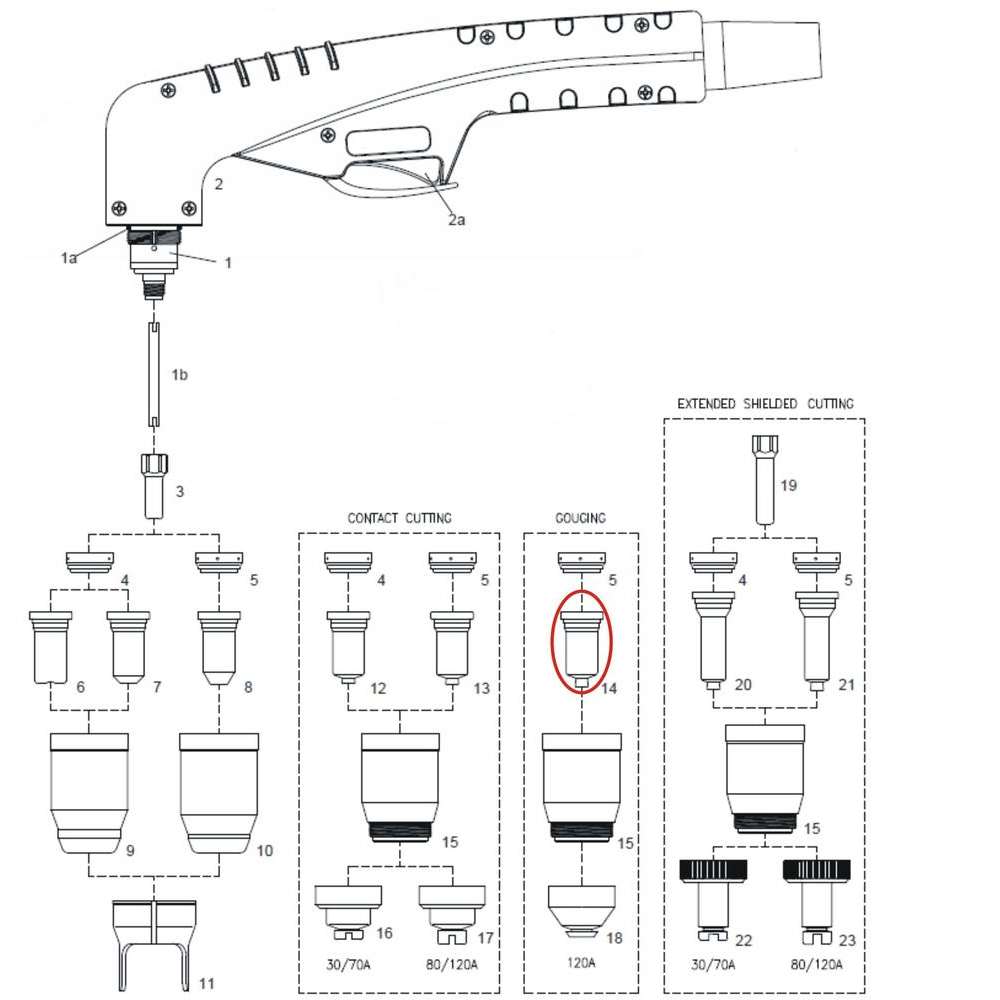 Drážkovacia tryska 100 (balenie 10 kusov)