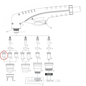 Dýza 0,65 standard PARKER