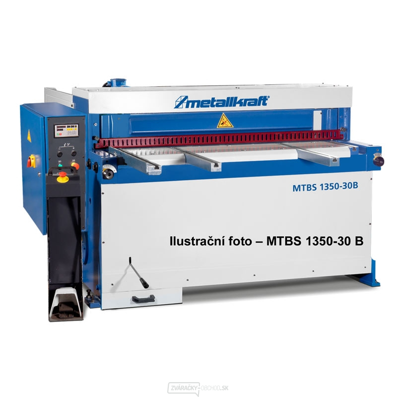 Elektrické nožnice na plech MTBS 1540-40 B s programovatelným zadním dorazem Elektrické nožnice na plech MTBS 1540-40 B s programovatelným zadním dorazem gallery main image