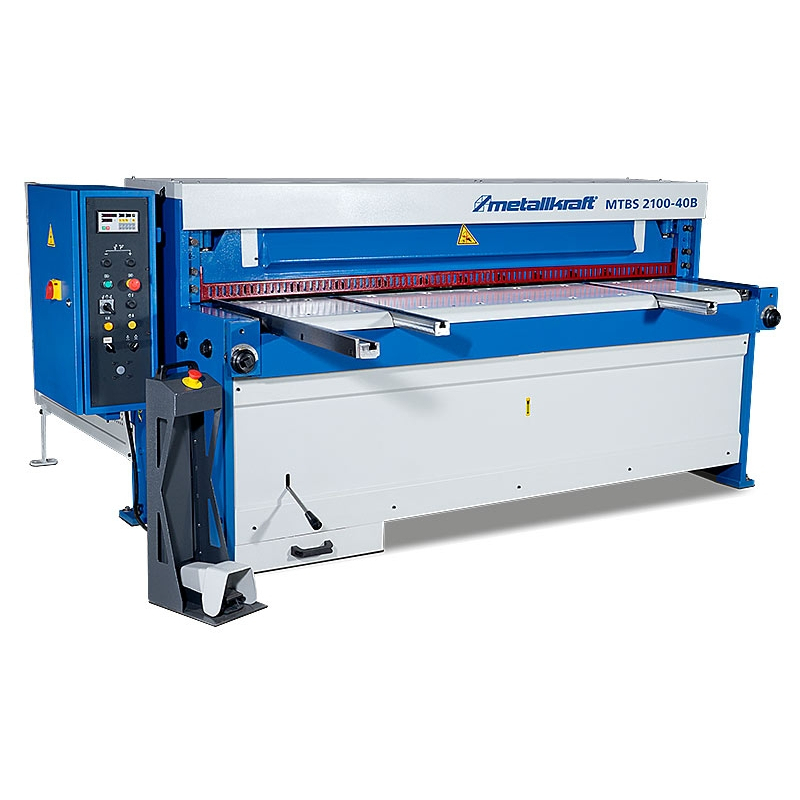 Metallkraft Elektrické nožnice na plech MTBS 2100-40 B s programovateľným zadným dorazom 3815520