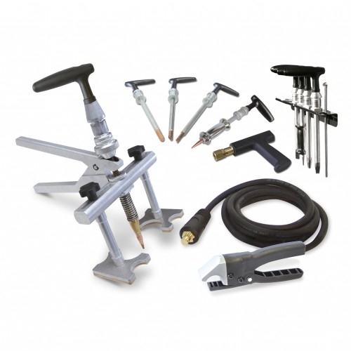 Sada vyťahovaciech držáků s vyťahovaciemi klieštěmi a můstkem MANUSPOT