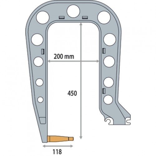 Rameno k pneumatickým bodovacím klieštím typ C4- izolované
