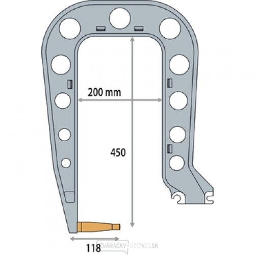 Rameno k pneumatickým bodovacím klieštím typ C4- izolované