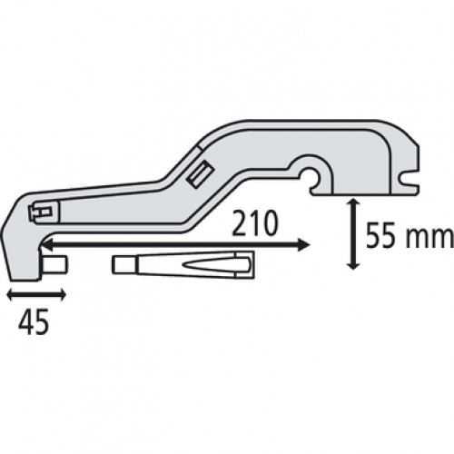 Rameno k pneumatickým bodovacím klieštím typ C2 - izolované