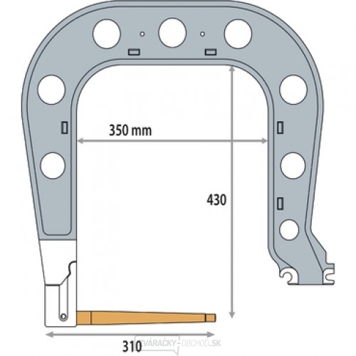 Rameno k pneumatickým bodovacím klieštím typ C7 - izolované Rameno k pneumatickým bodovacím klieštím typ C7 - izolované gallery main image