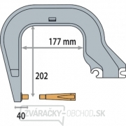 Rameno k pneumatickým bodovacím klieštím typ C8 - izolované Rameno k pneumatickým bodovacím klieštím typ C8 - izolované gallery main image