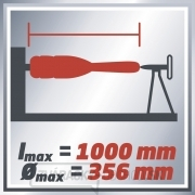 Sústruh na drevo TC-WW 1000 Einhell Classic náhled