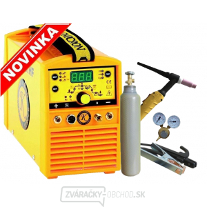 GAMA 1500L HF zvárací invertor + 25/3m káble + TIG horák 4m + ventil + plná fľaša ARGON 8L GAMA 1500L HF zvárací invertor + 25/3m káble + TIG horák 4m + ventil + plná fľaša ARGON 8L gallery main image