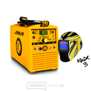 GAMA 1900L HF - invertorový zvárací zdroj + 25/3m káble + kukla GAMA 1900L HF - invertorový zvárací zdroj + 25/3m káble + kukla gallery main image