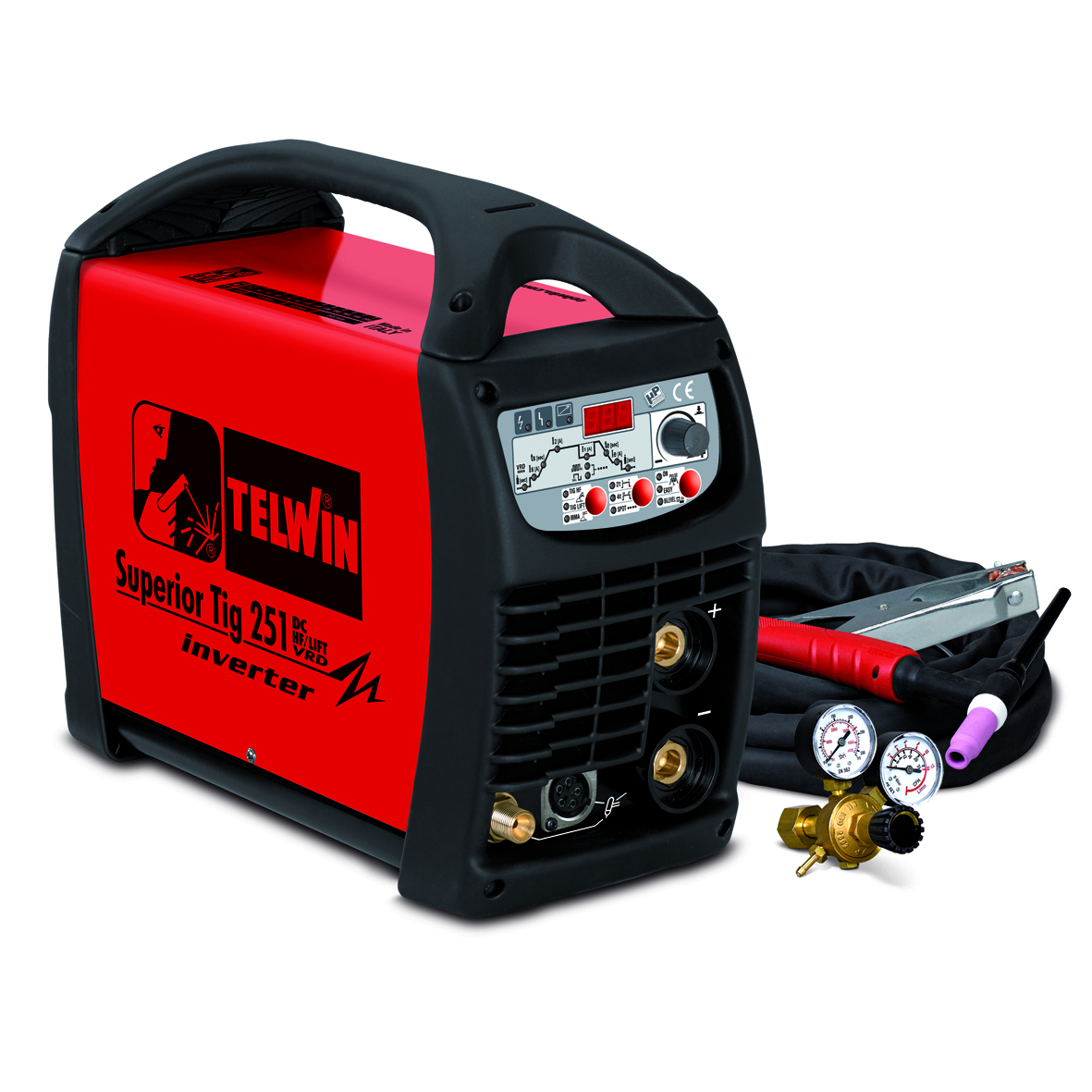 Invertorová zváračka TIG Superior TIG 251 DC - HF/LIFT/VRD Telwin